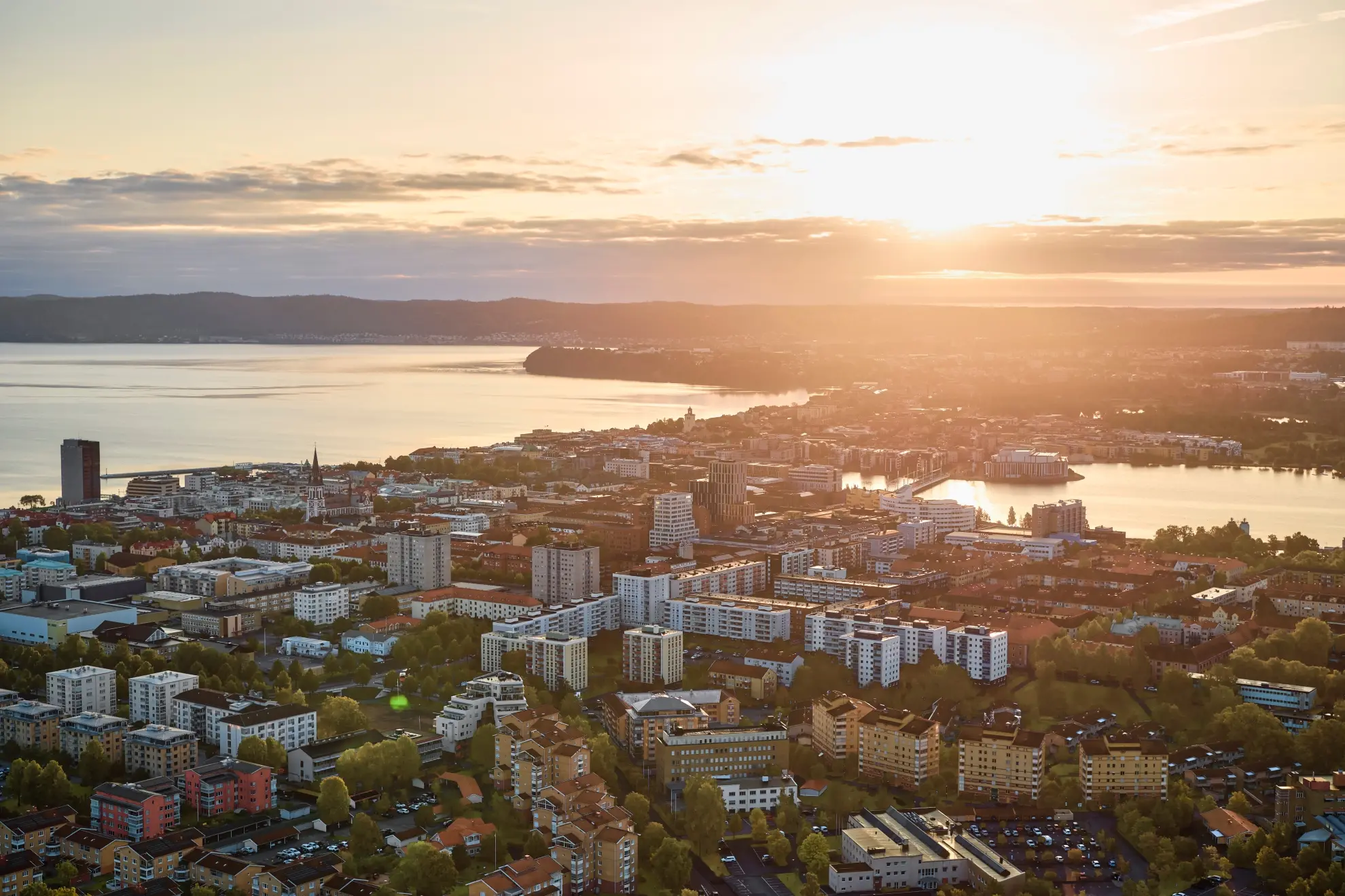 Vy över Jönköping
